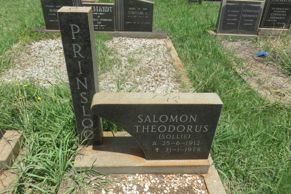PRINSLOO Salomon Theodorus 1912-1978
