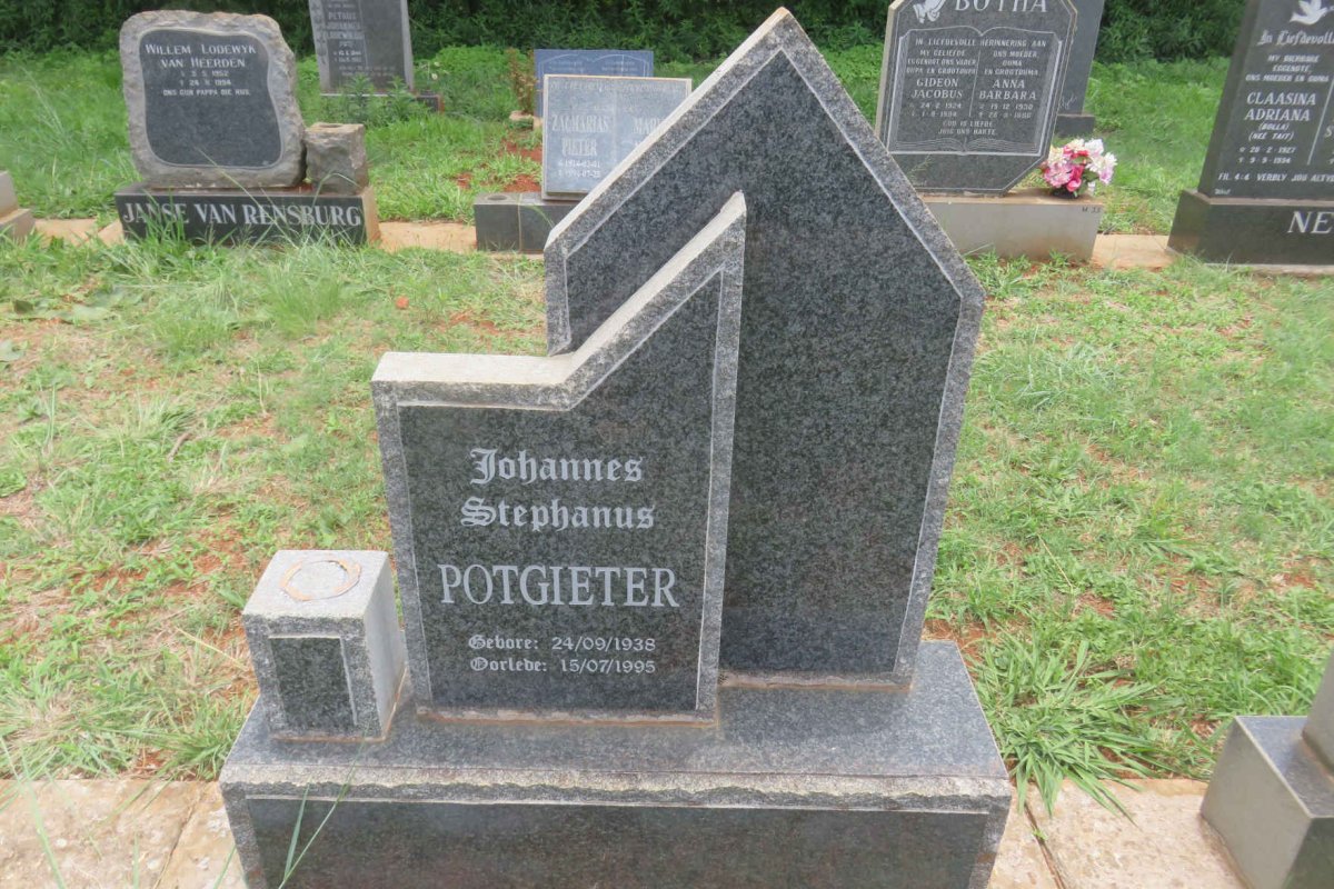 POTGIETER Johannes Stephanus 1938-1995