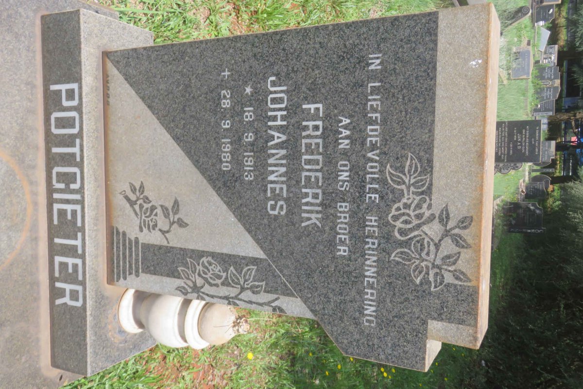 POTGIETER Frederik Johannes 1913-1980