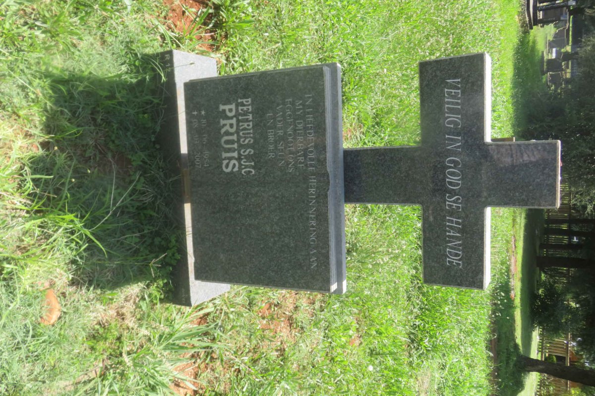 PRUIS Petrus S.J.C. 1954-2007