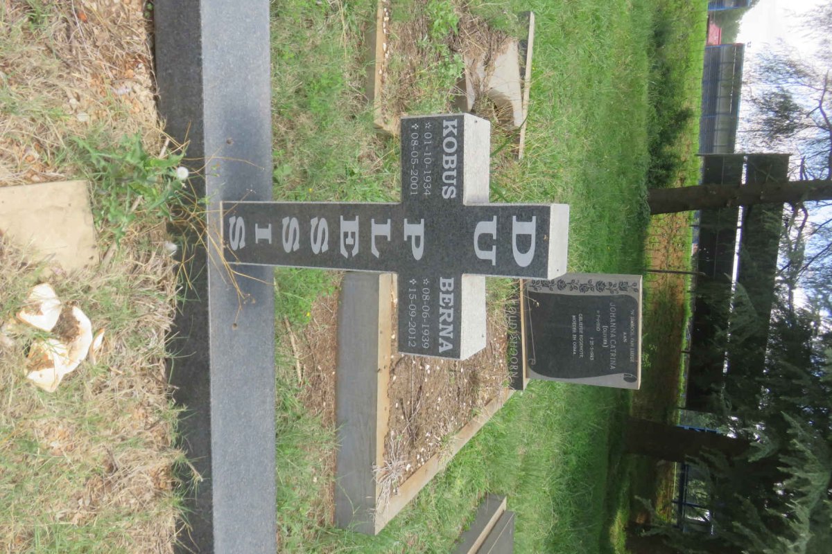 PLESSIS Kobus, du 1934-2001 &amp; Berna 1939-2012