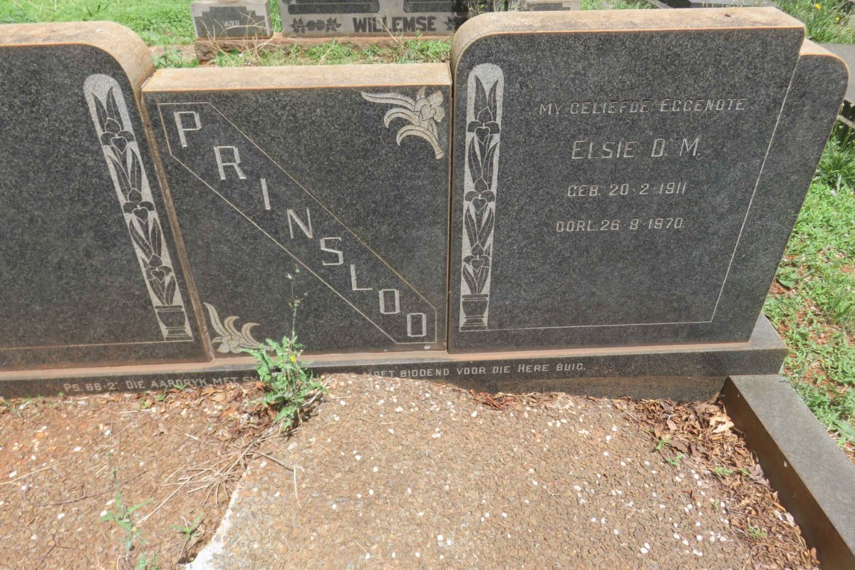 PRINSLOO Elsie D.M. 1911-1970