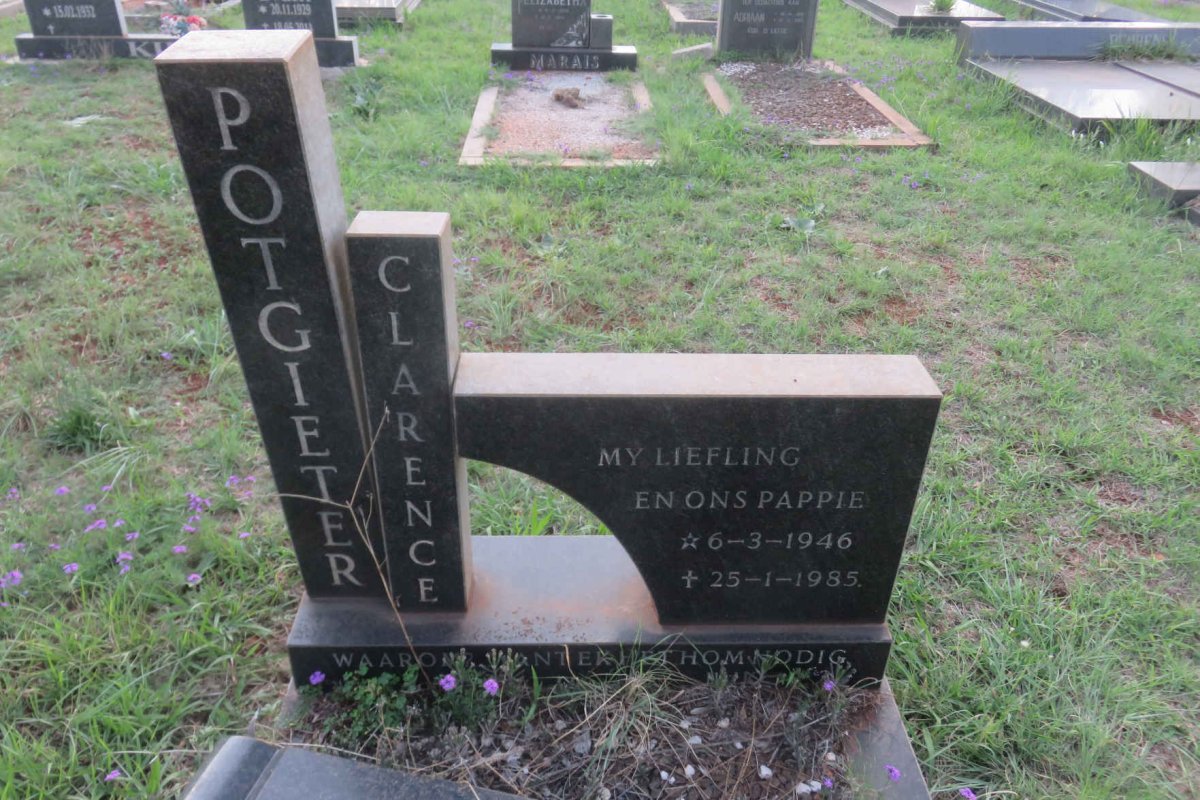 POTGIETER Clarence 1946-1985