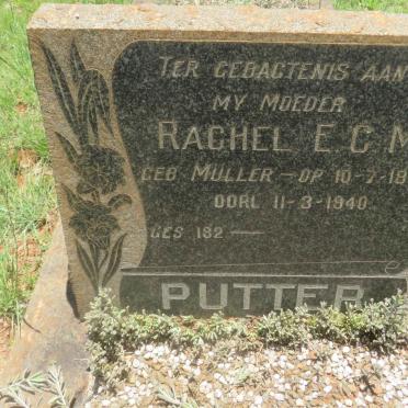 PUTTER Rachel E.C.M. nee MULLER 1854-1940