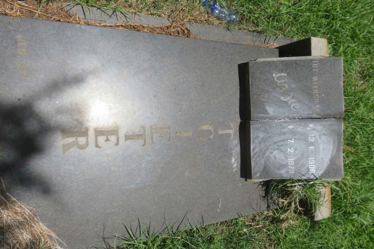 POTGIETER Lizzie 1906-1979