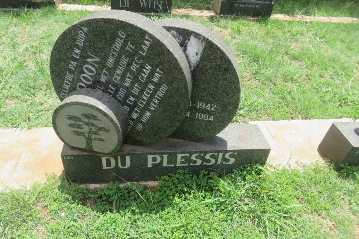 PLESSIS ?oon, du 1942-1994