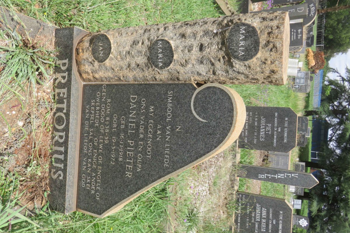 PRETORIUS Daniel Pieter 1918-1972