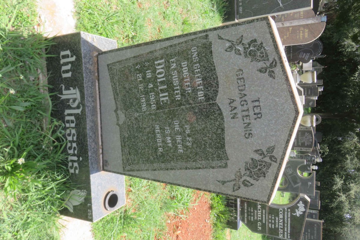 PLESSIS Dollie, du 1950-1998