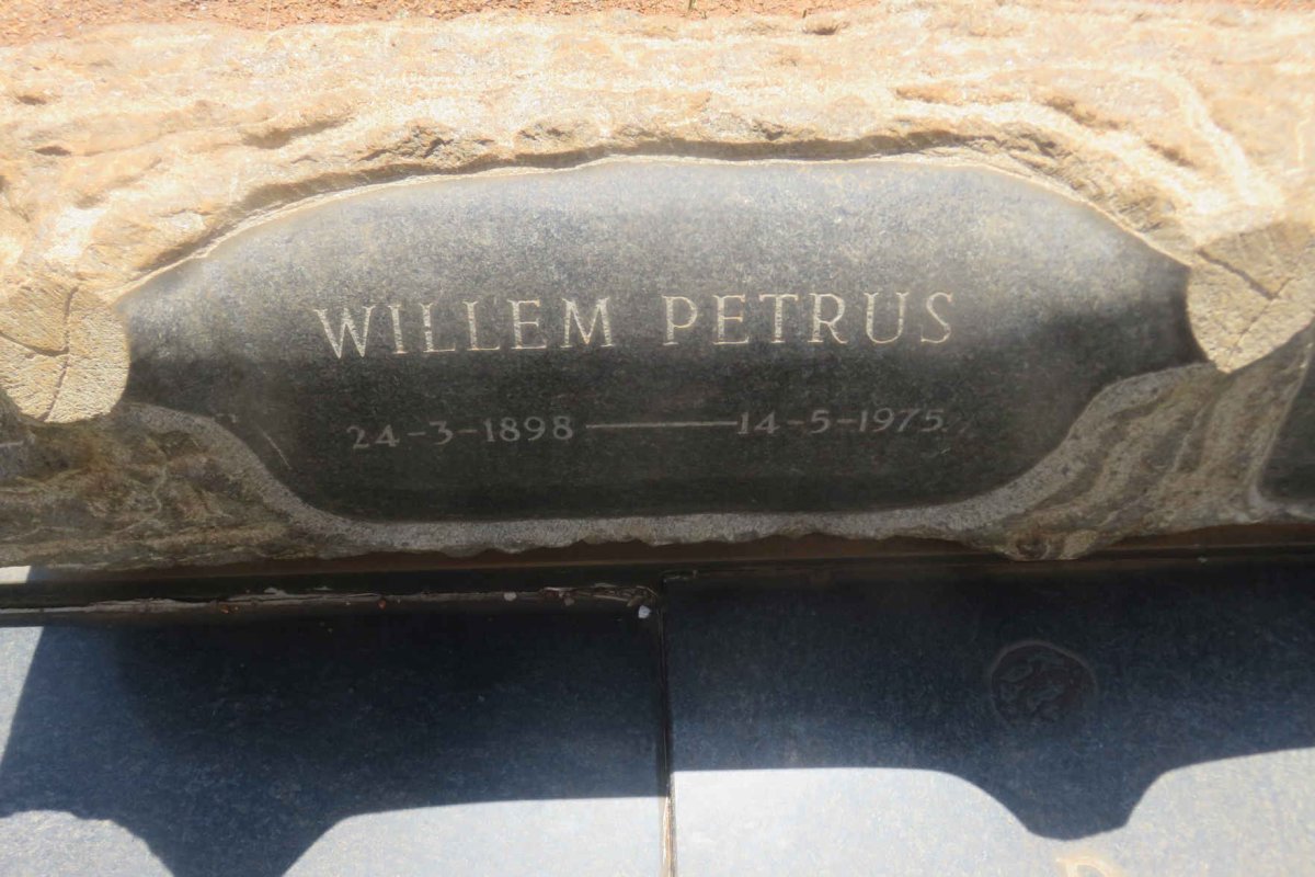 PRINSLOO Willem Petrus 1898-1975 &amp; Dorothea Magdalena 1901-1990