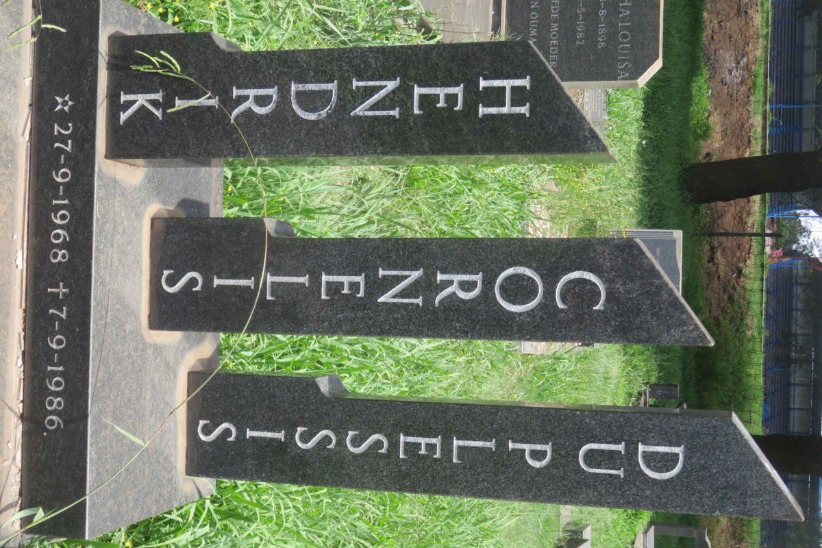 PLESSIS Hendrik Cornelis, du 1968-1986