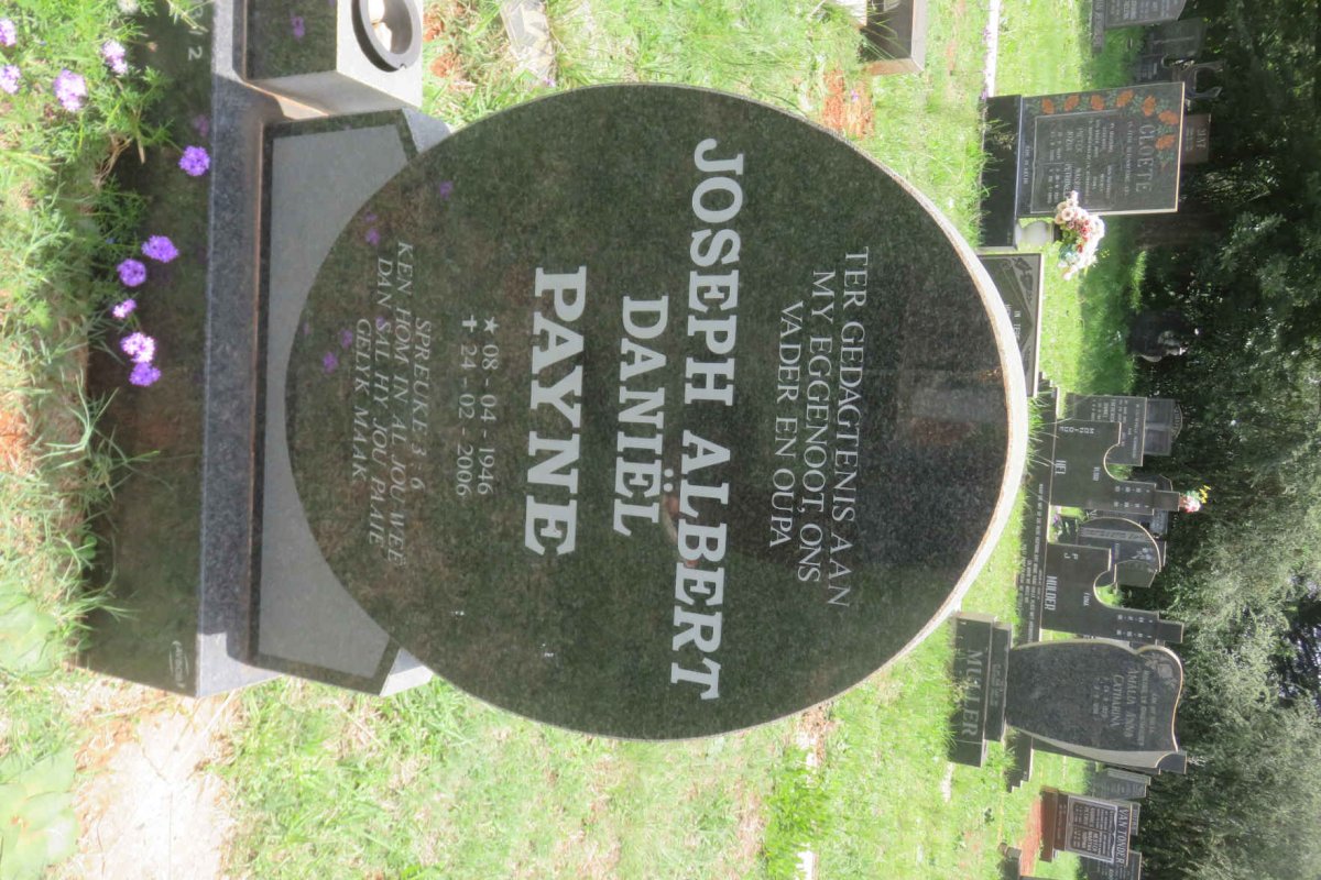 PAYNE Joseph Albert Daniel 1946-2006