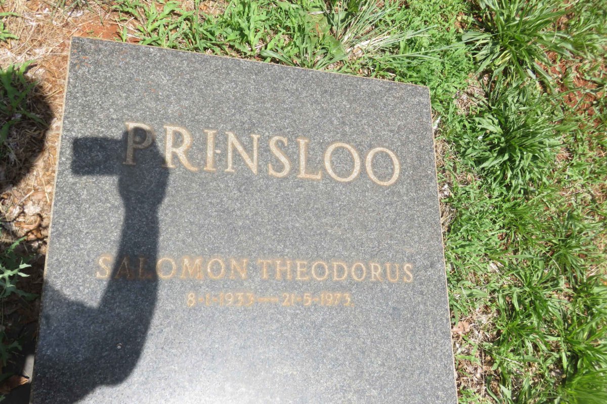 PRINSLOO Salomon Theodorus 1933-1973