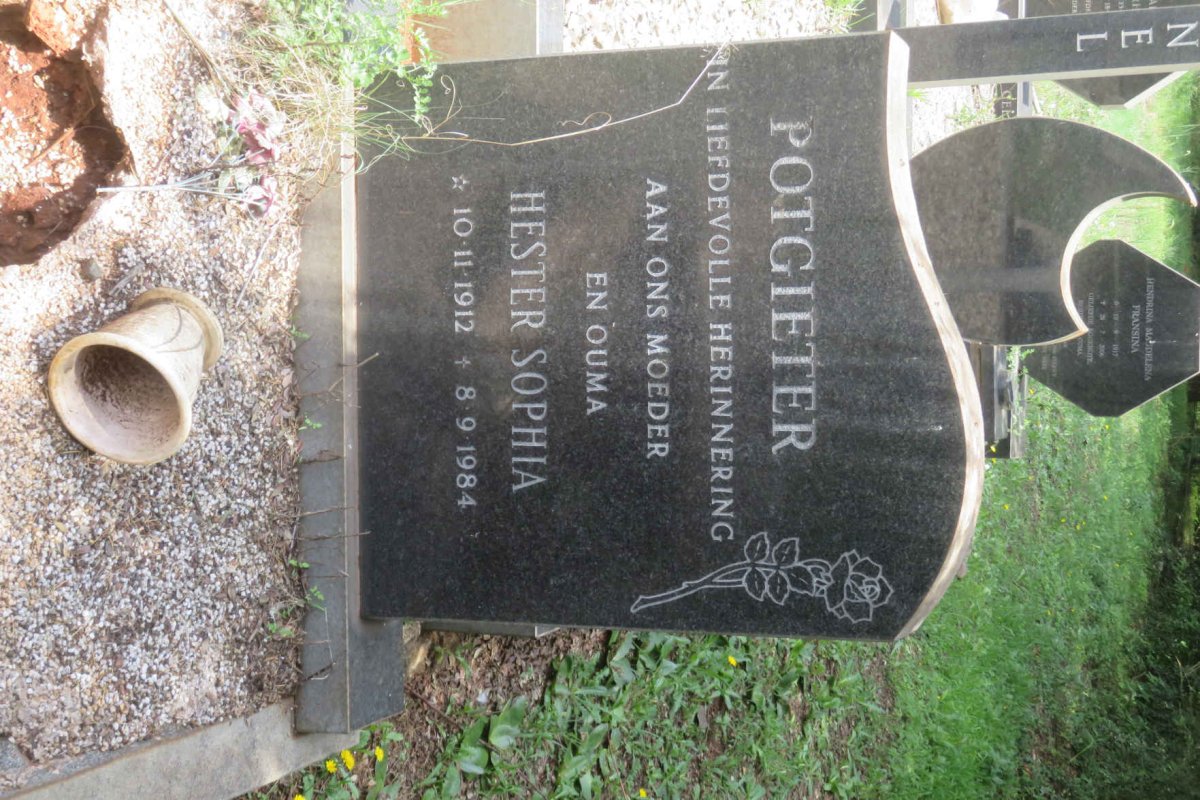POTGIETER Hester Sophia 1912-1984