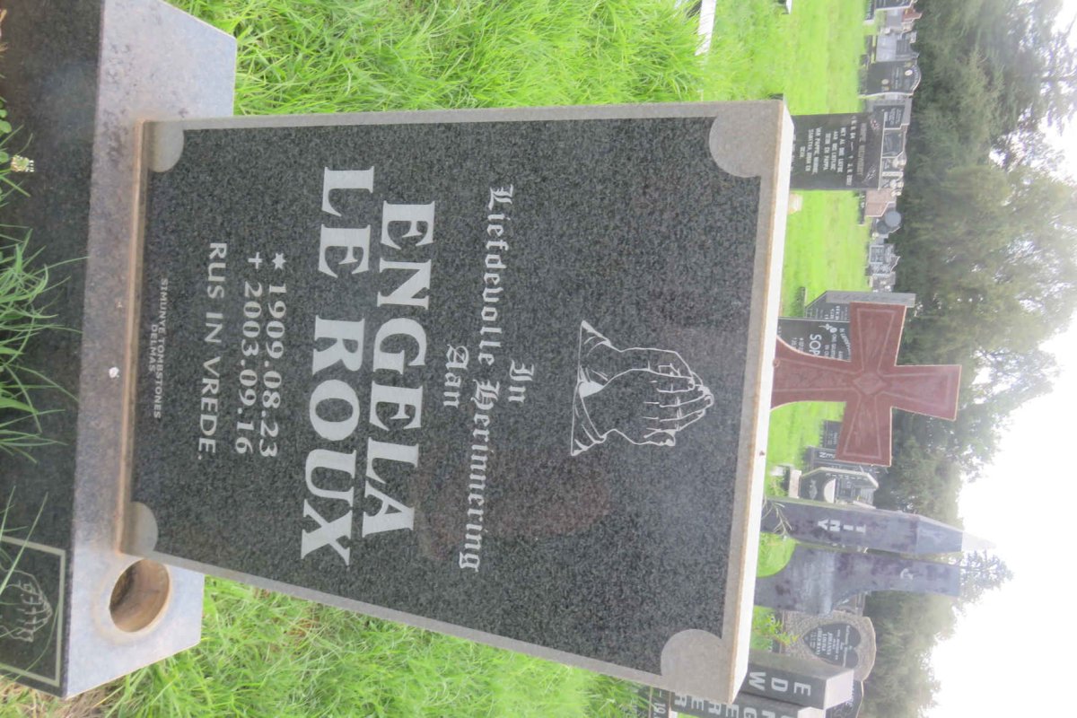 ROUX Engela, le 1909-2003