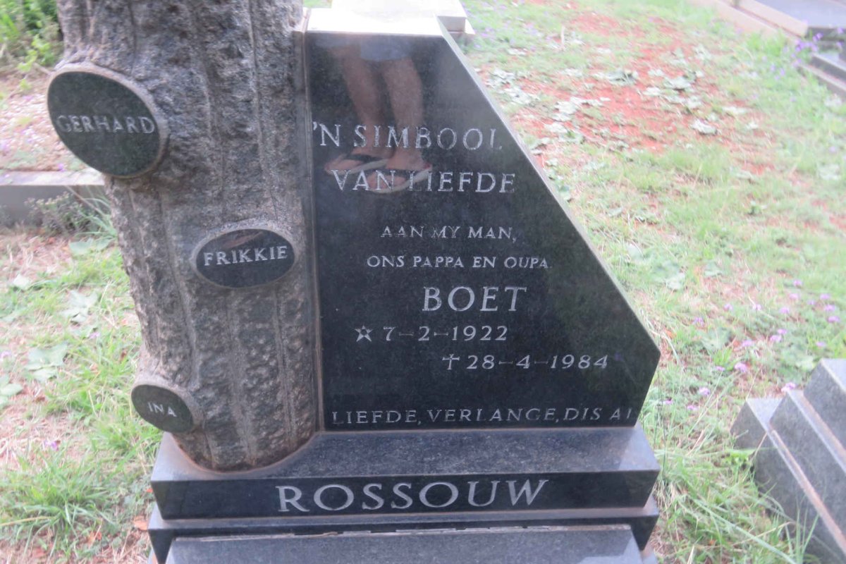 ROSSOUW Boet 1922-1984