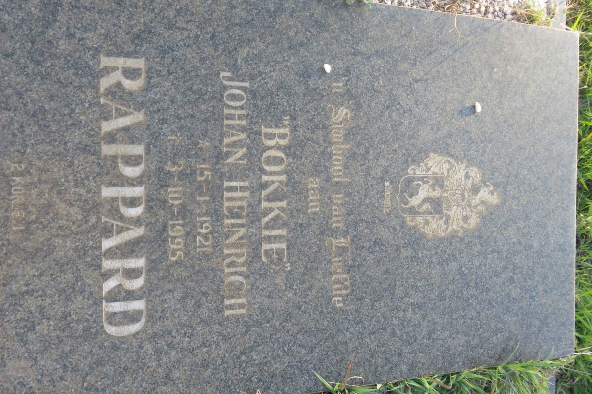 RAPPARD Johan Heinrich 1921-1995