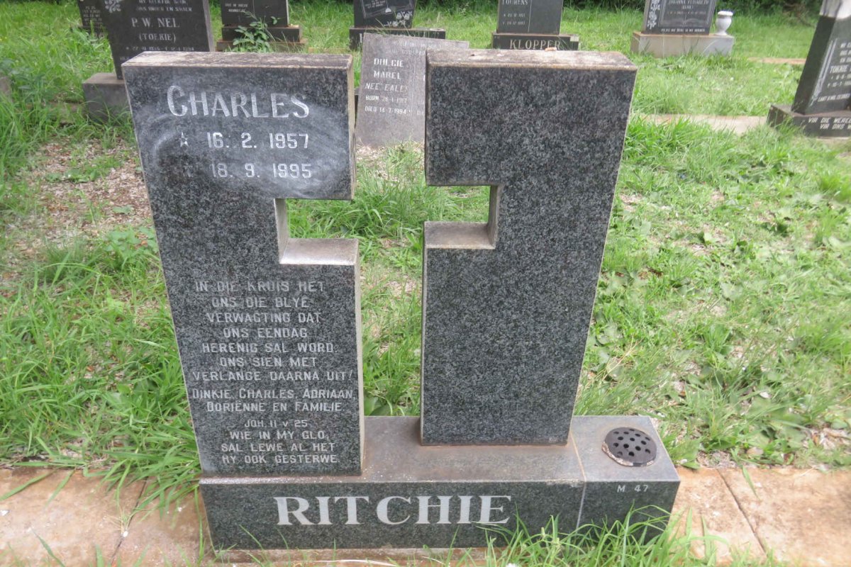 RITCHIE Charles 1957-1995