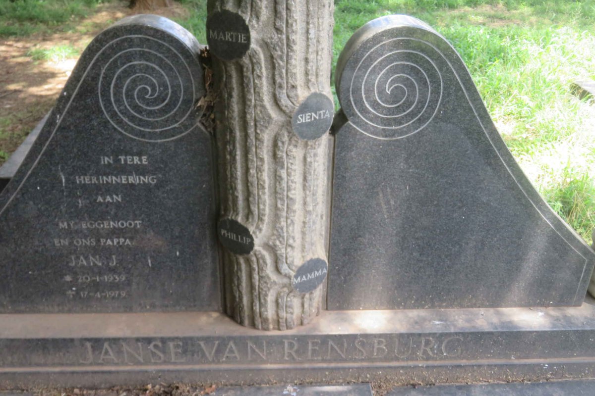 RENSBURG Jan J., Janse van 1939-1979