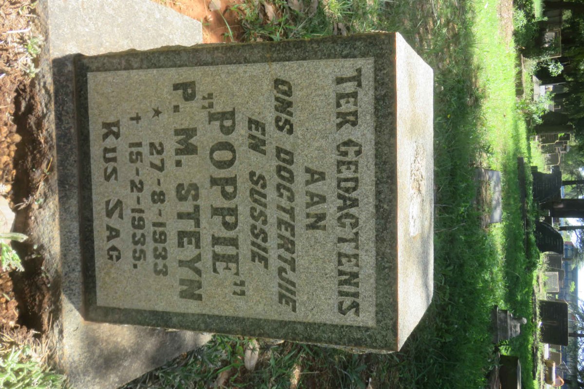 STEYN P.N. 1933-1935