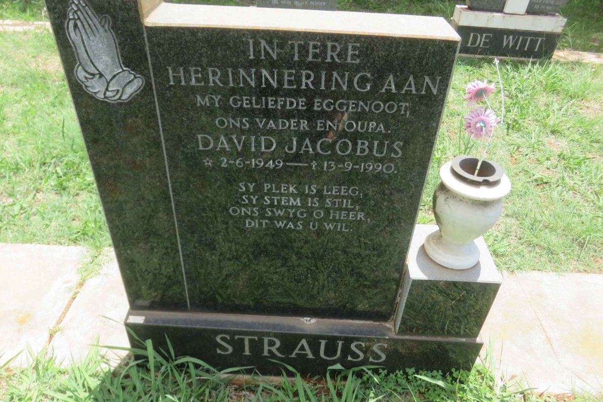 STRAUSS David Jacobus 1949-1990