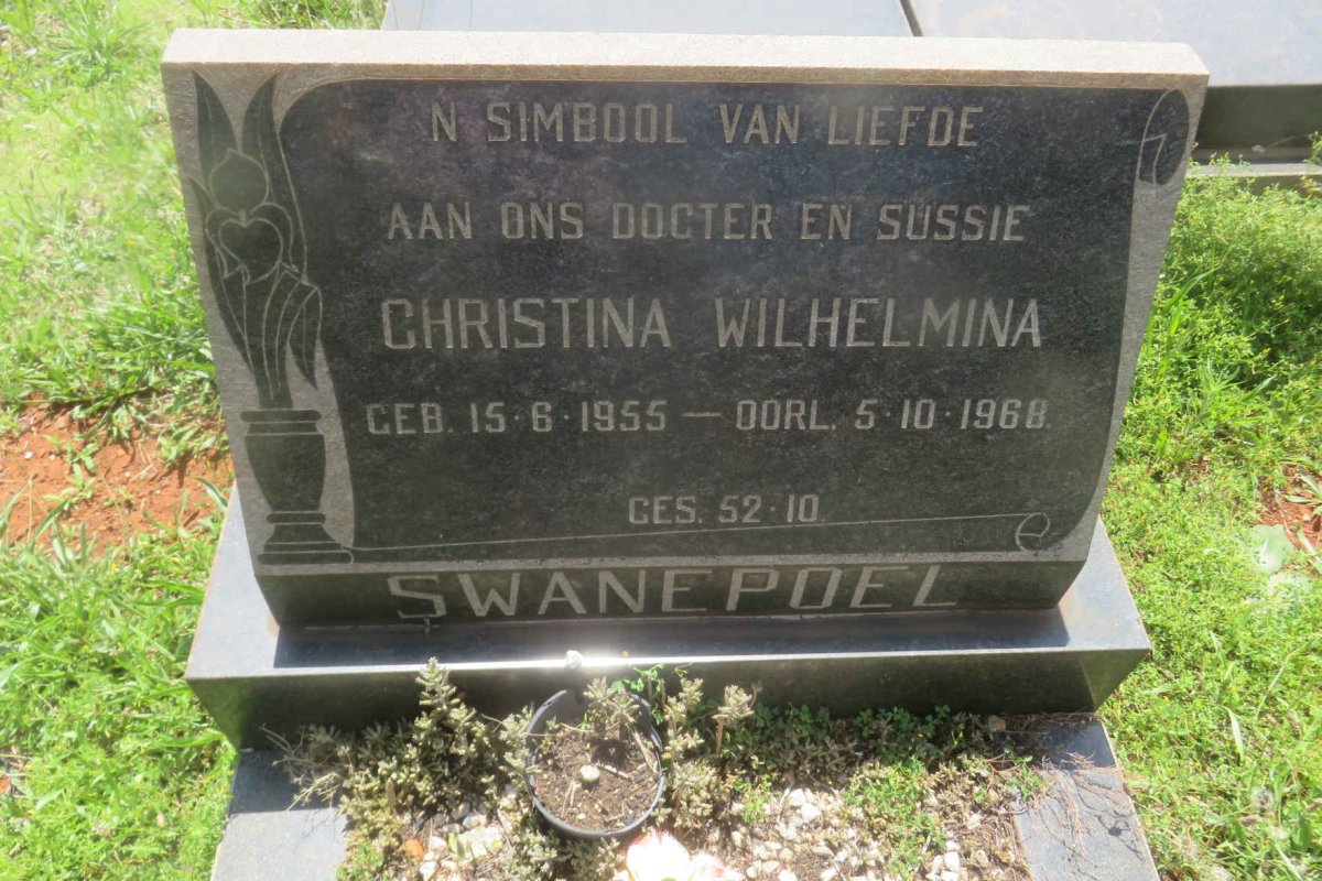 SWANEPOEL Christina Wilhelmina 1955-1968