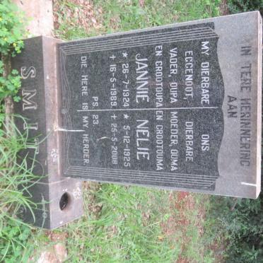 SMIT Jannie 1924-1989 &amp; Nelie 1925-2008