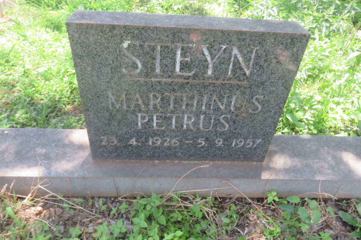 STEYN Marthinus Petrus 1926-1957