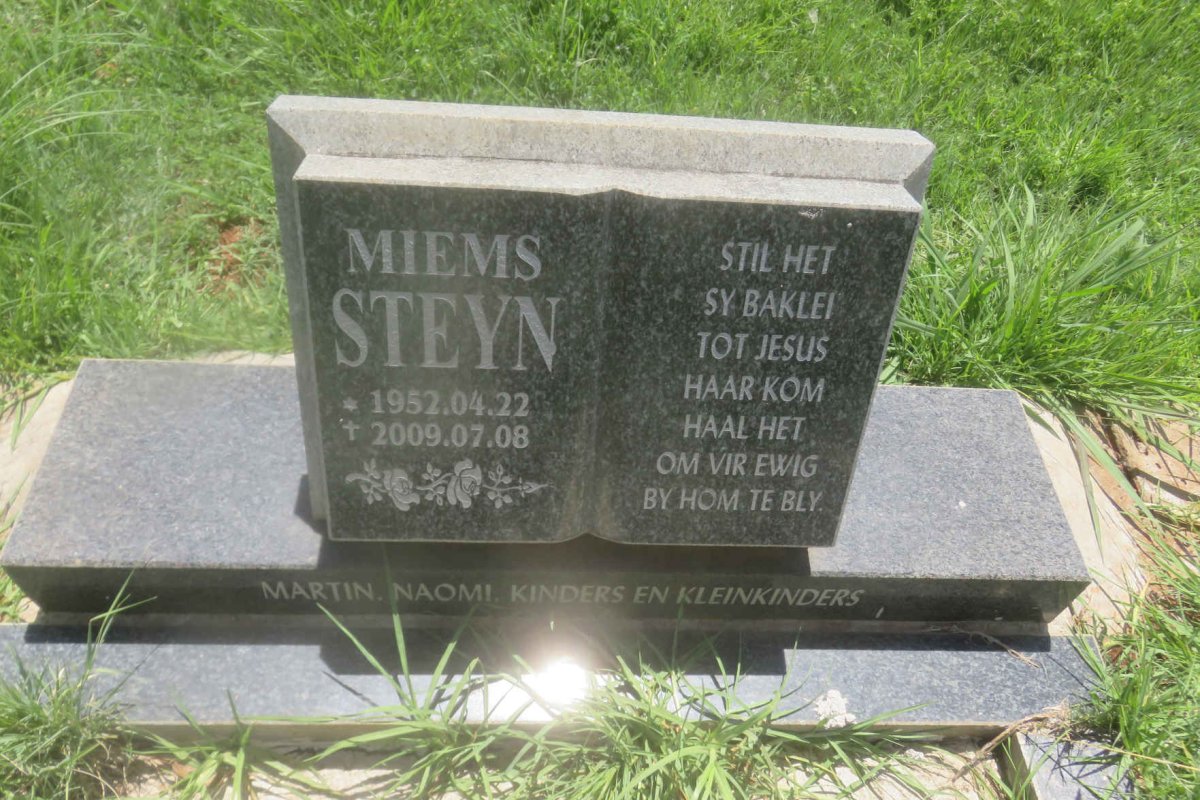 STEYN Miems 1952-2009