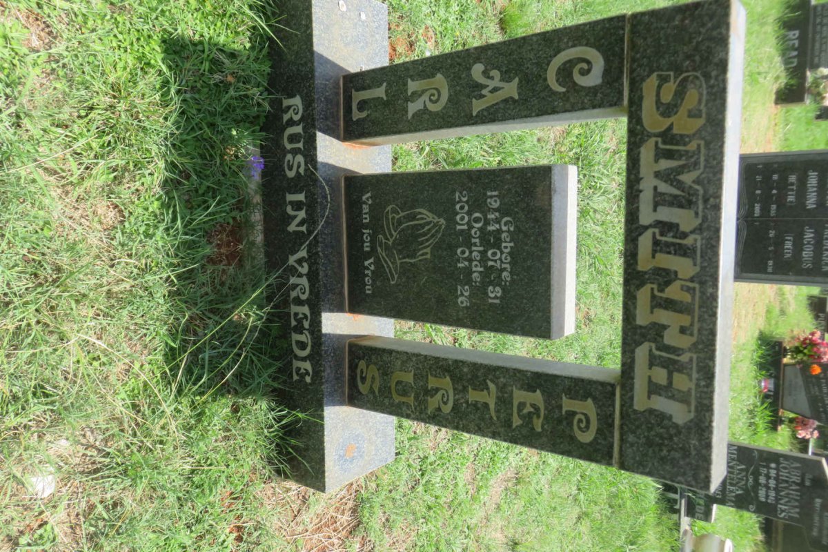 SMITH Carl Petrus 1944-2001