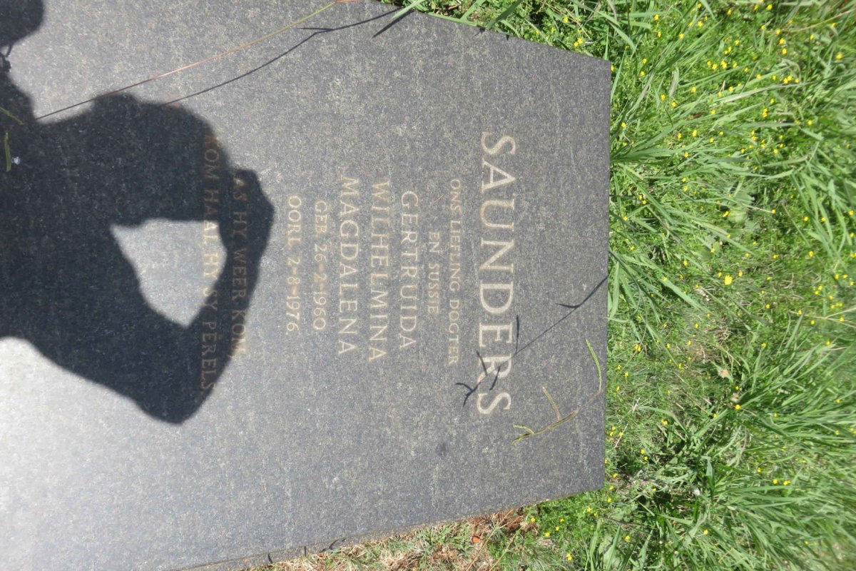 SAUNDERS Gertruida Wilhelmina Magdalena 1960-1976