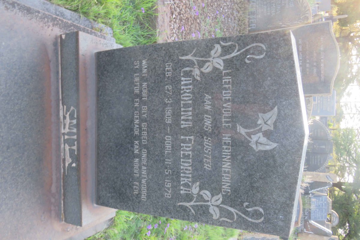 SMIT Carolina Fredrika 1909-1978