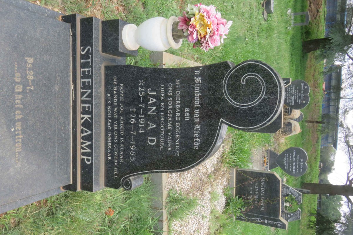 STEENEKAMP Jan A.D. 1914-1985