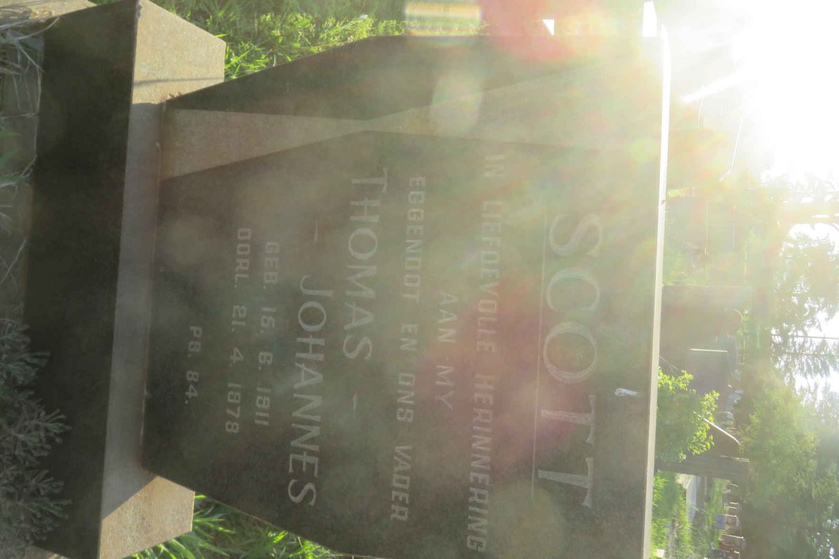 SCOTT Thomas Johannes 1911-1978
