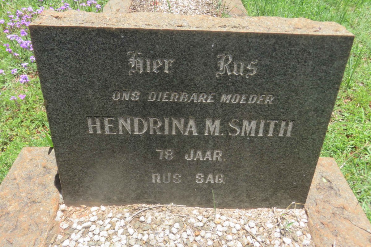 SMITH Hendrina M. 