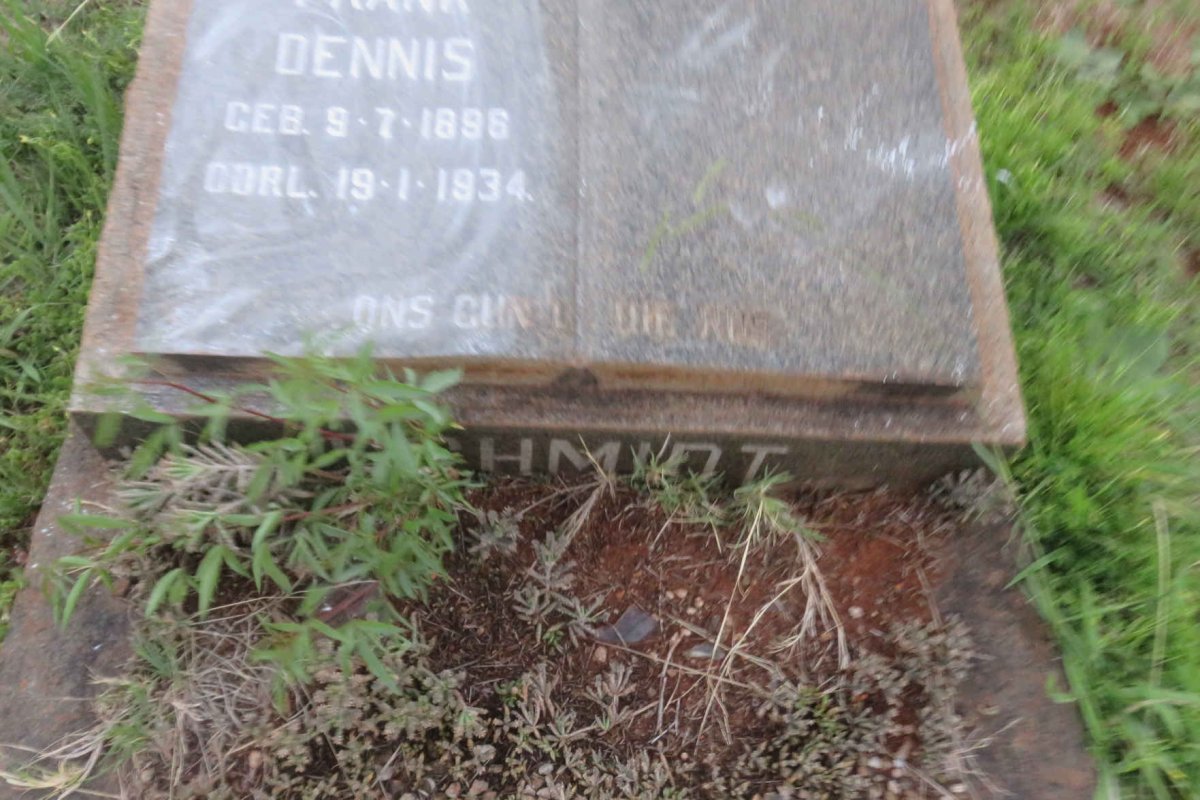 SCHMIDT Frank Dennis 1896-1934