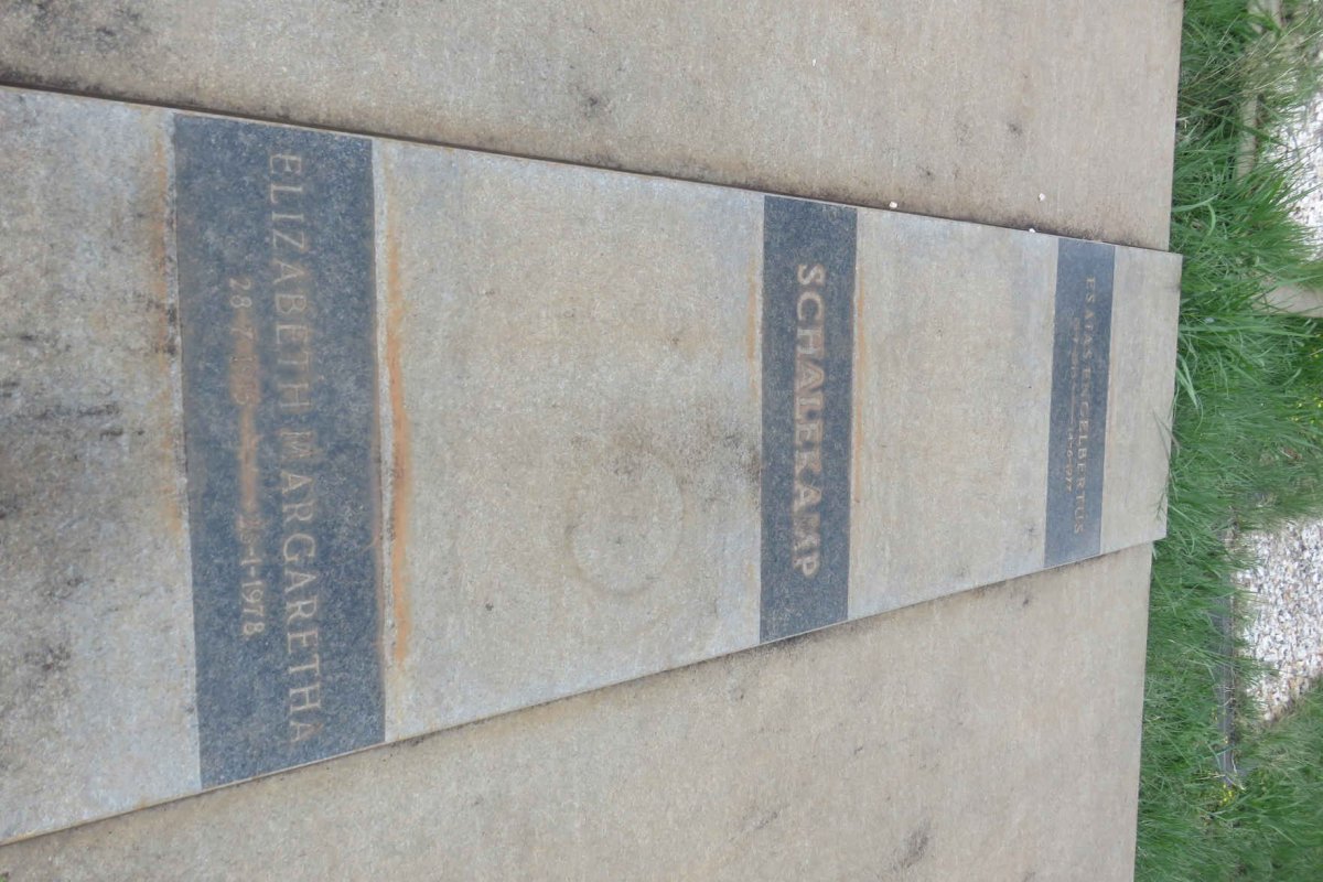 SCHALEKAMP Esaias Engelbertus 1913-1977 &amp; Elizabeth Margaretha 1915-1978