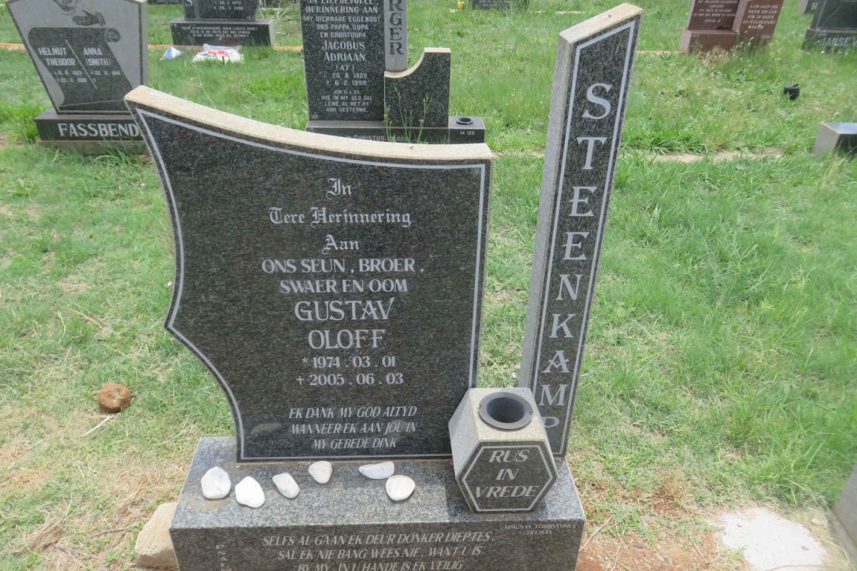 STEENKAMP Gustav Oloff 1974-2005