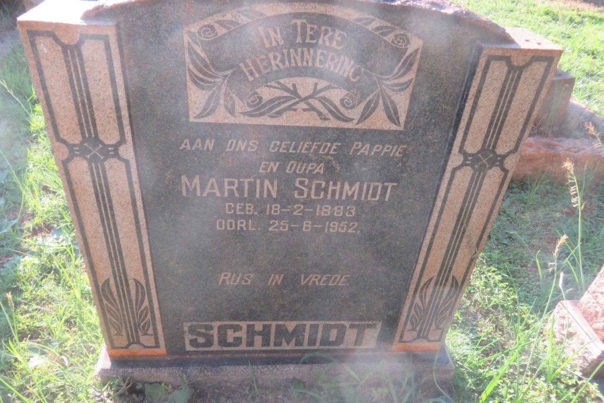 SCHMIDT Martin 1883-1952