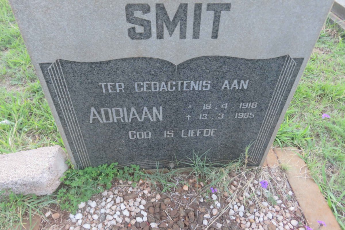 SMIT Adriaan 1918-1985