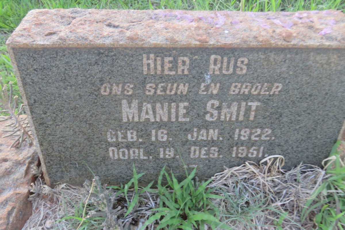 SMIT Manie 1922-1951