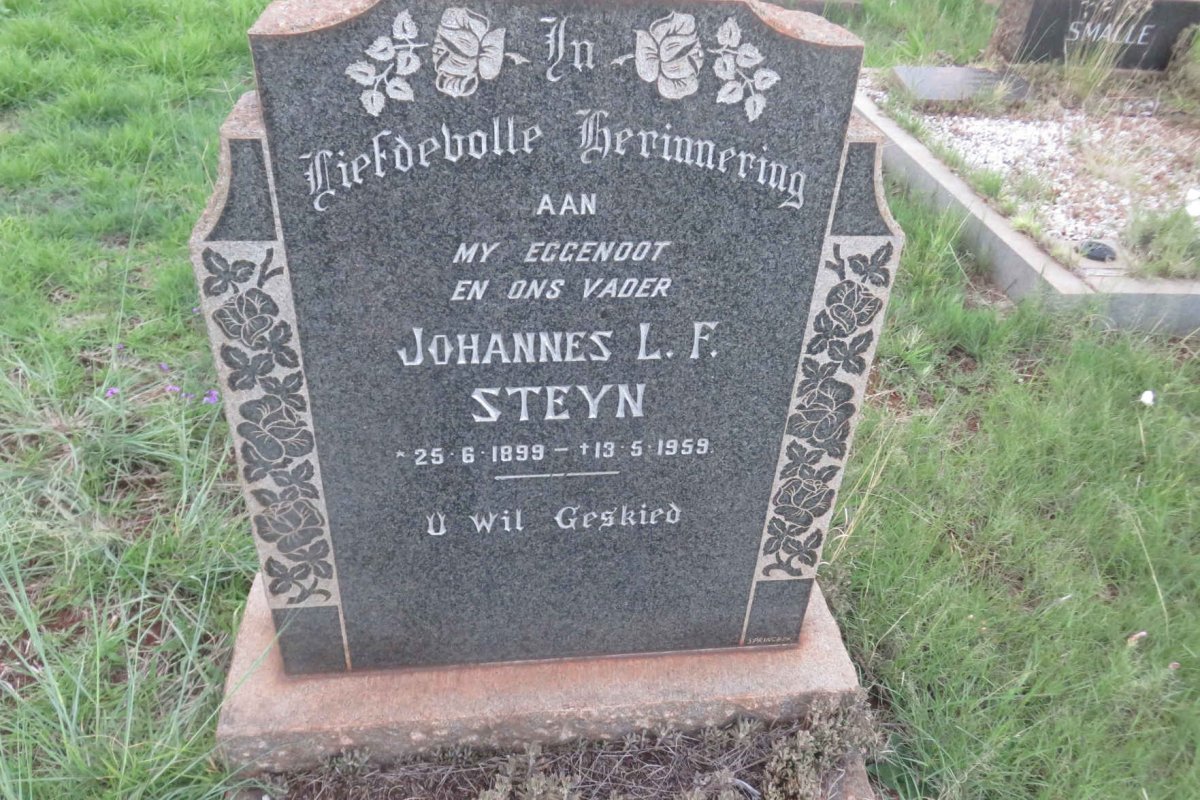 STEYN Johannes L.F. 1899-1959