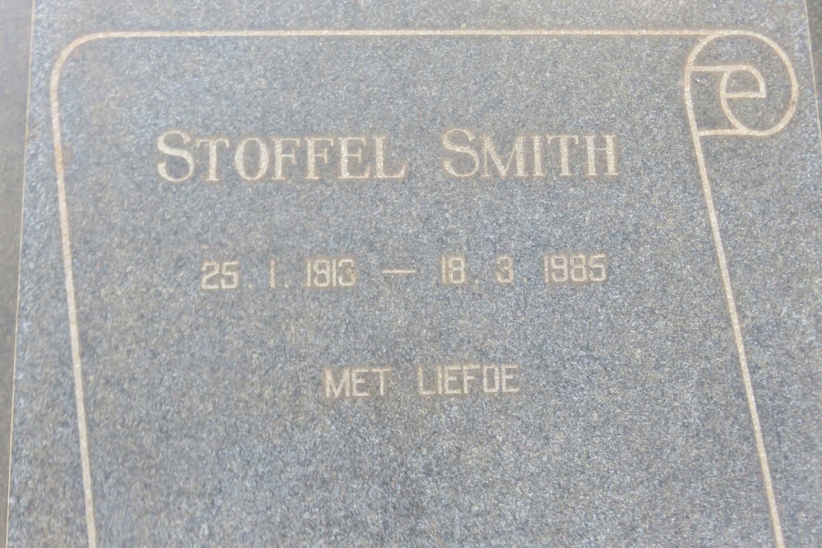 SMITH Stoffel 1913-1985