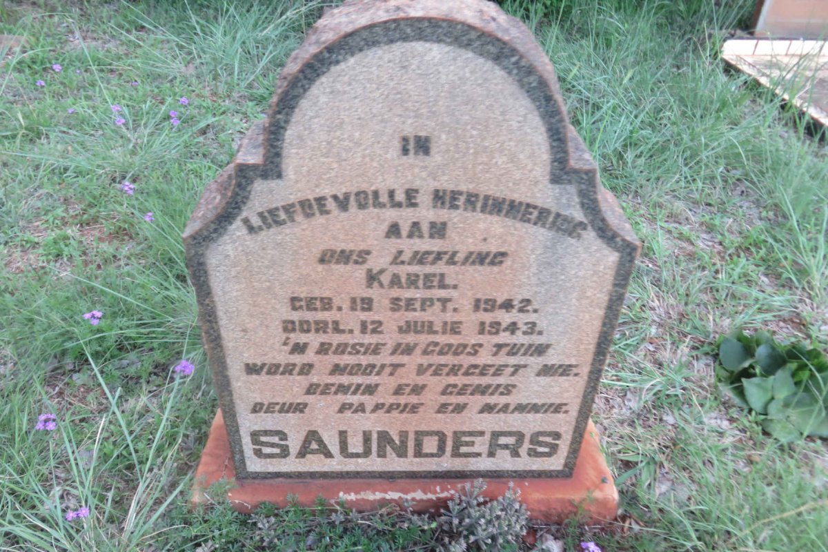 SAUNDERS Karel 1942-1943