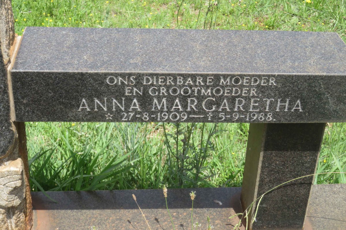 SAUNDERS Anna Margaretha 1909-1988