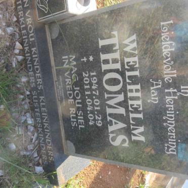 THOMAS Welhelm 1947-2011