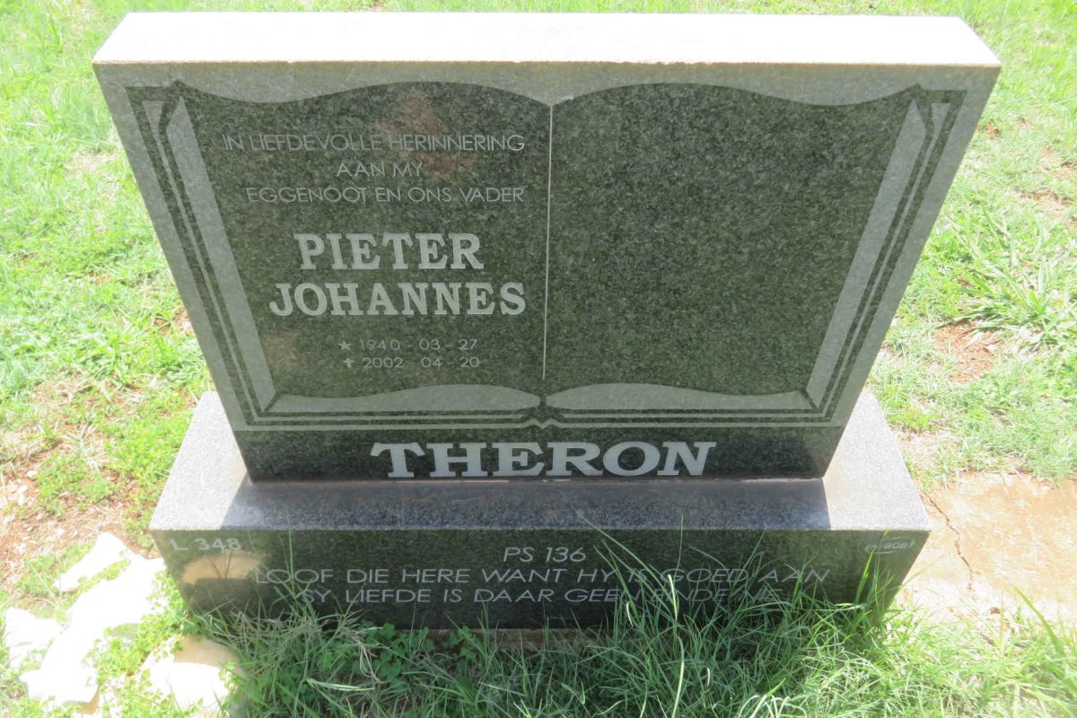 THERON Pieter Johannes 1940-2002