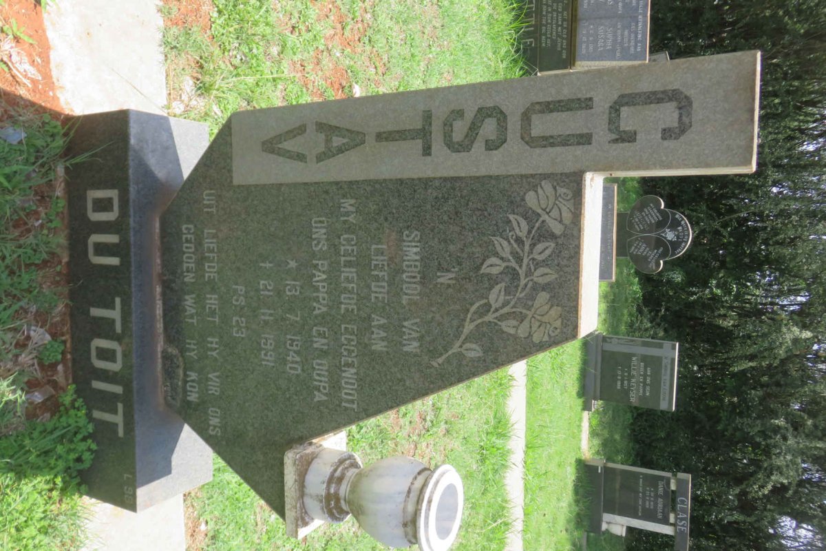TOIT Gustav, du 1940-1991