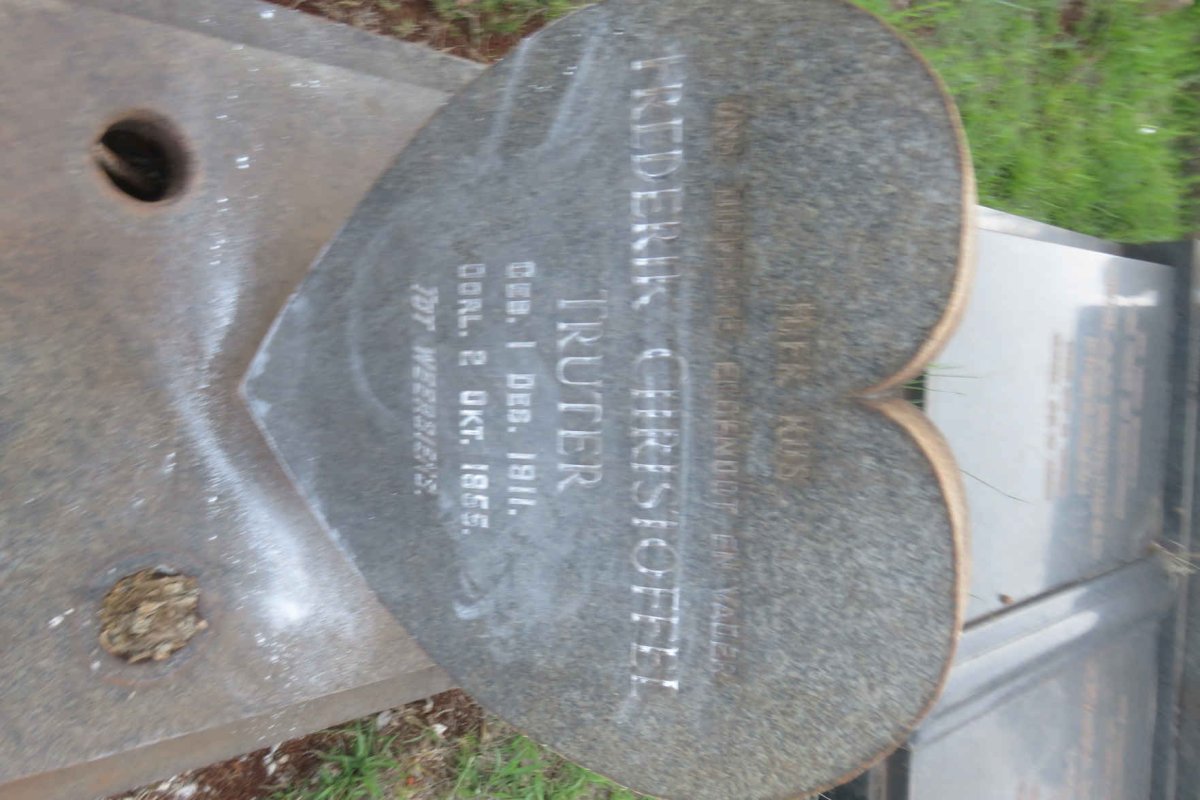 TRUTER Frederik Christoffel 1911-1955