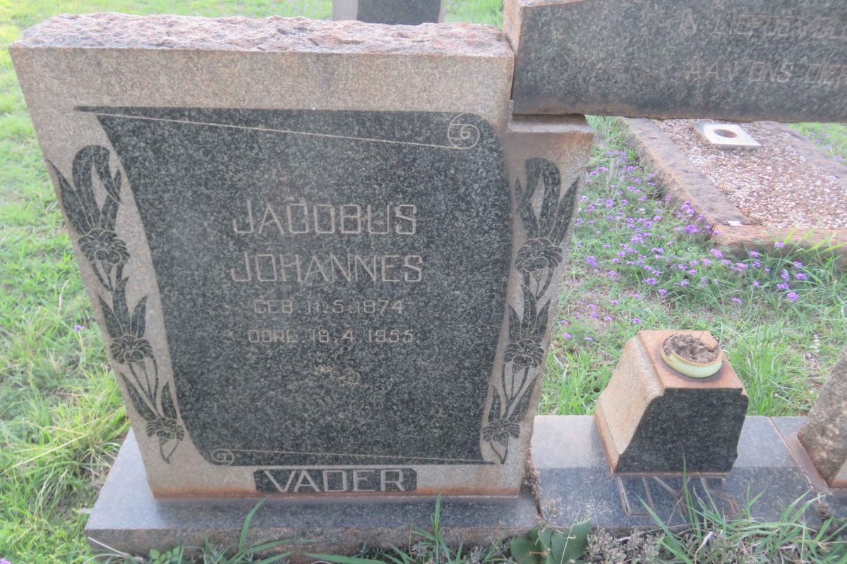 UYS Jacobus Johannes 1874-1955 & Wilhelmina Cornelia PRINSLOO 1882-1955 _1
