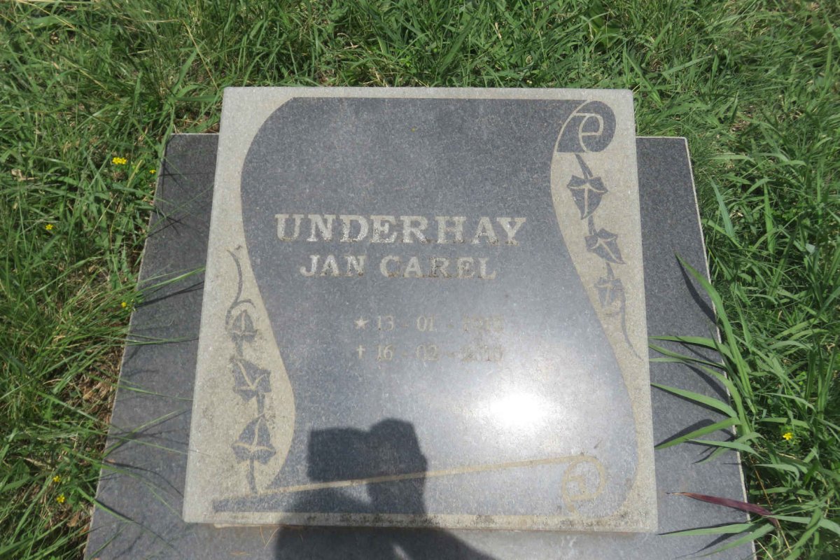 UNDERHAY Jan Carel 1918-